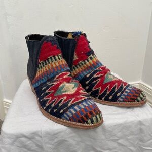 Free People Patterned women’s ankle boots